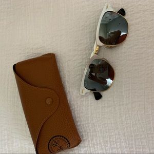 Ray ban silver flash metal wayfairs